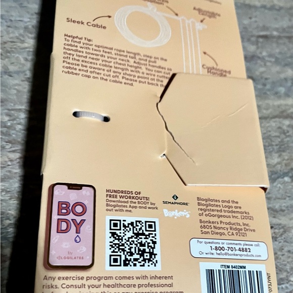 Blogilates Premium Brown Jump Rope - Picture 11 of 11